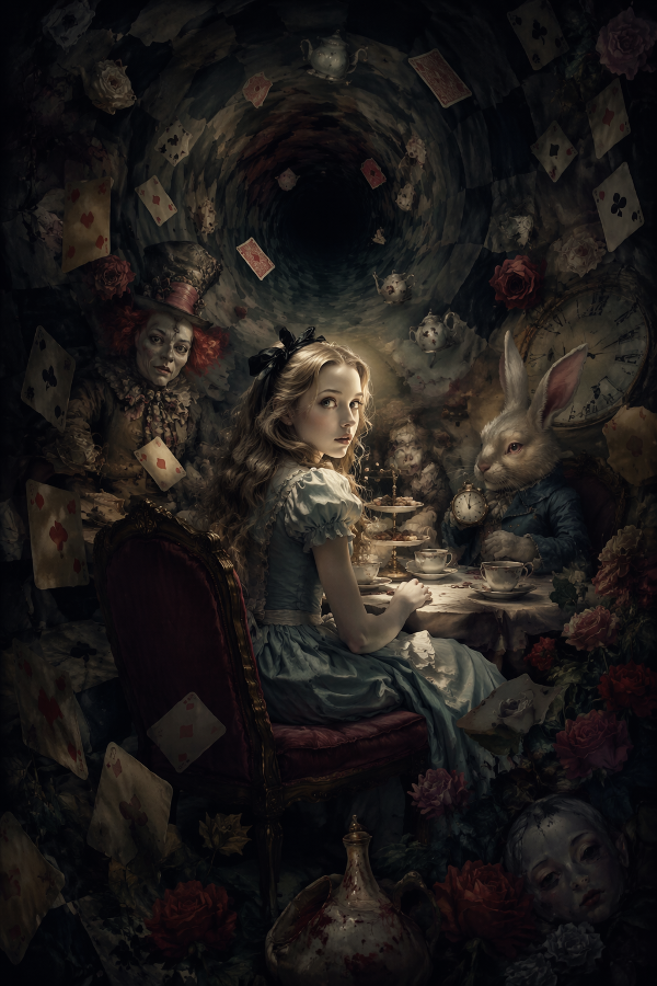 Cover of Echoes of Alice Im Wunderland