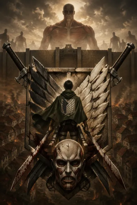 Cover of Echoes of Attack On Titan