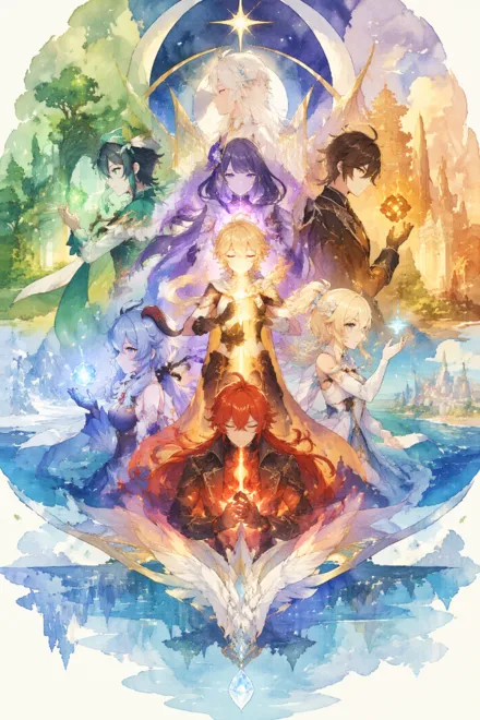 Cover of Echoes of Genshin Impact