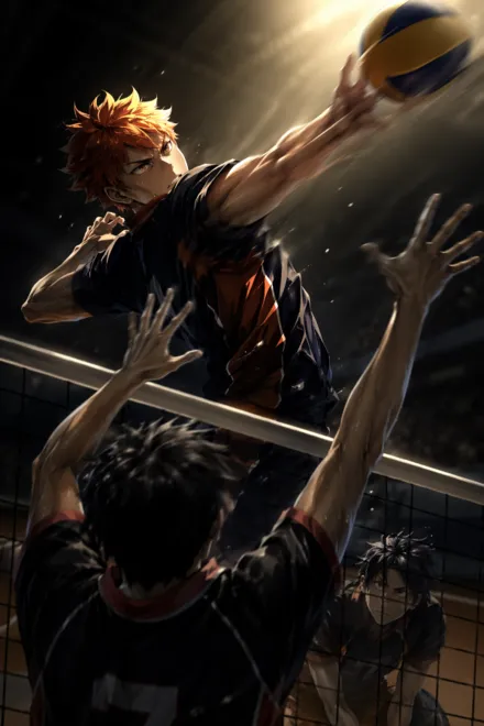 Cover of Echoes of Haikyuu
