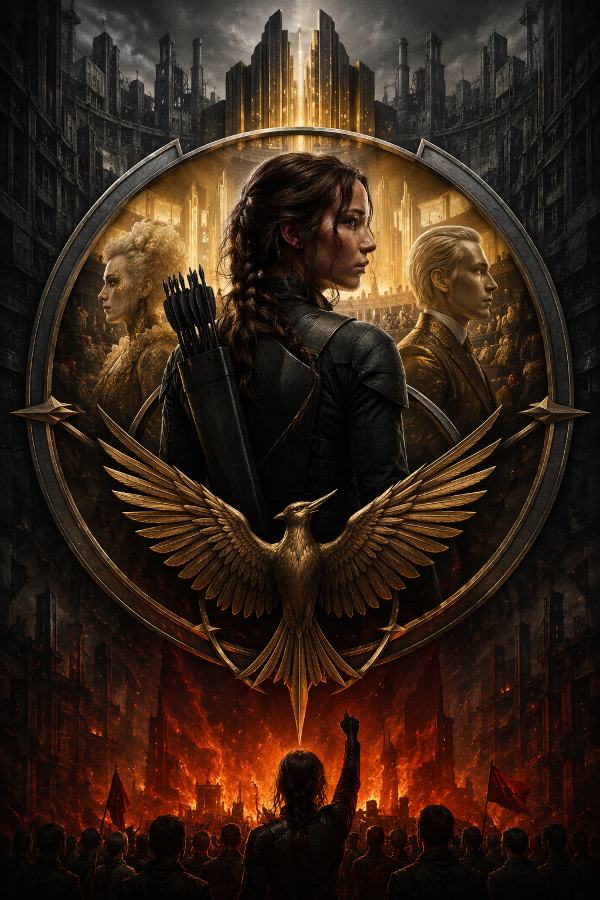 Cover of Echoes of Hunger Games Films
