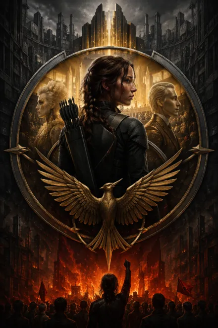 Cover of Echoes of Hunger Games Films