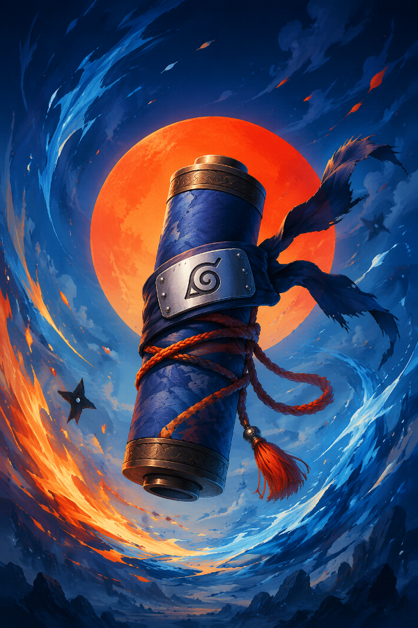 Cover of Echoes of Naruto