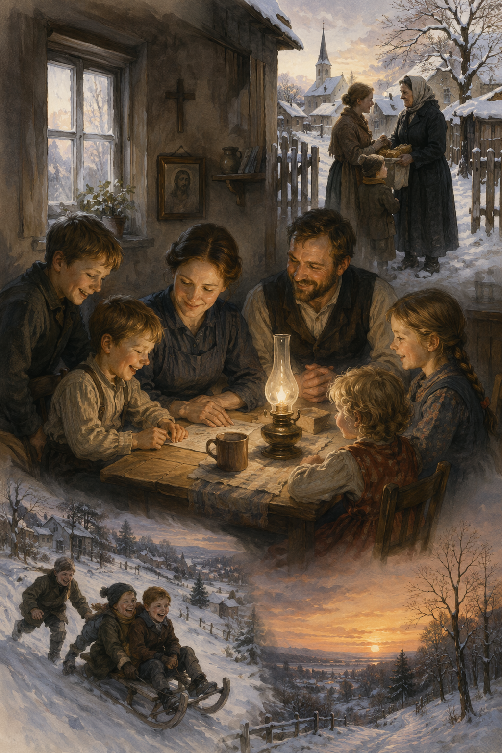 Cover von Die Familie Pfäffling — Eine deutsche Wintergeschichte