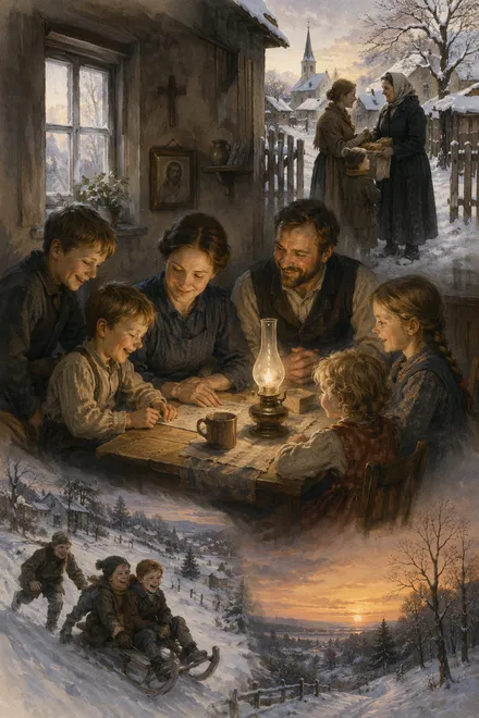 Cover von Die Familie Pfäffling — Eine deutsche Wintergeschichte