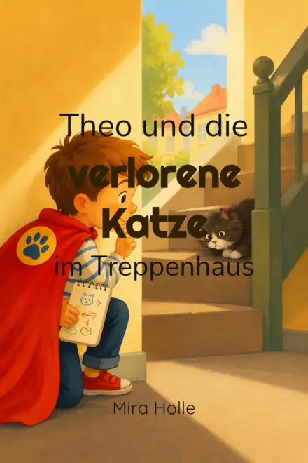 Cover of Theo und die verlorene Katze im Treppenhaus