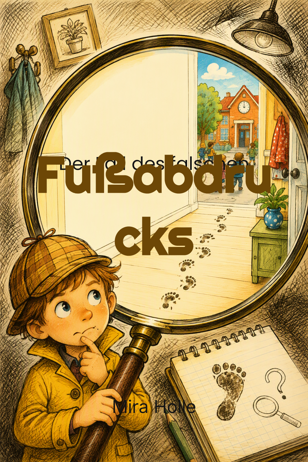 Cover von Der Fall des falschen Fußabdrucks