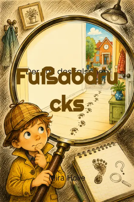 Cover of Der Fall des falschen Fußabdrucks