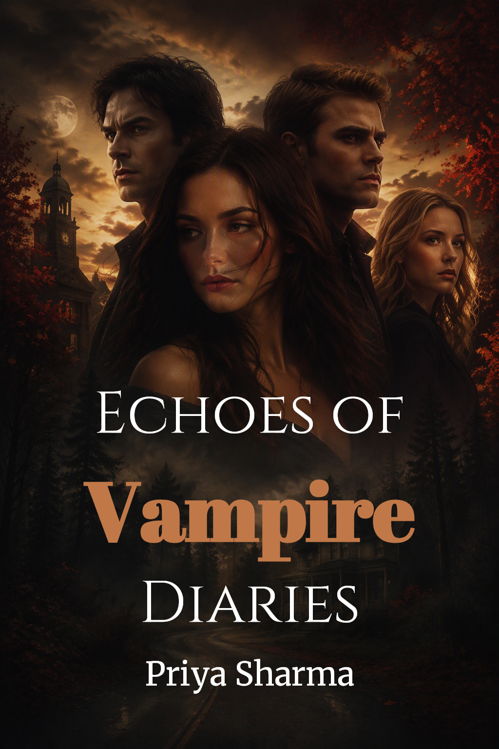 Cover of Echoes of Vampire Diaries
