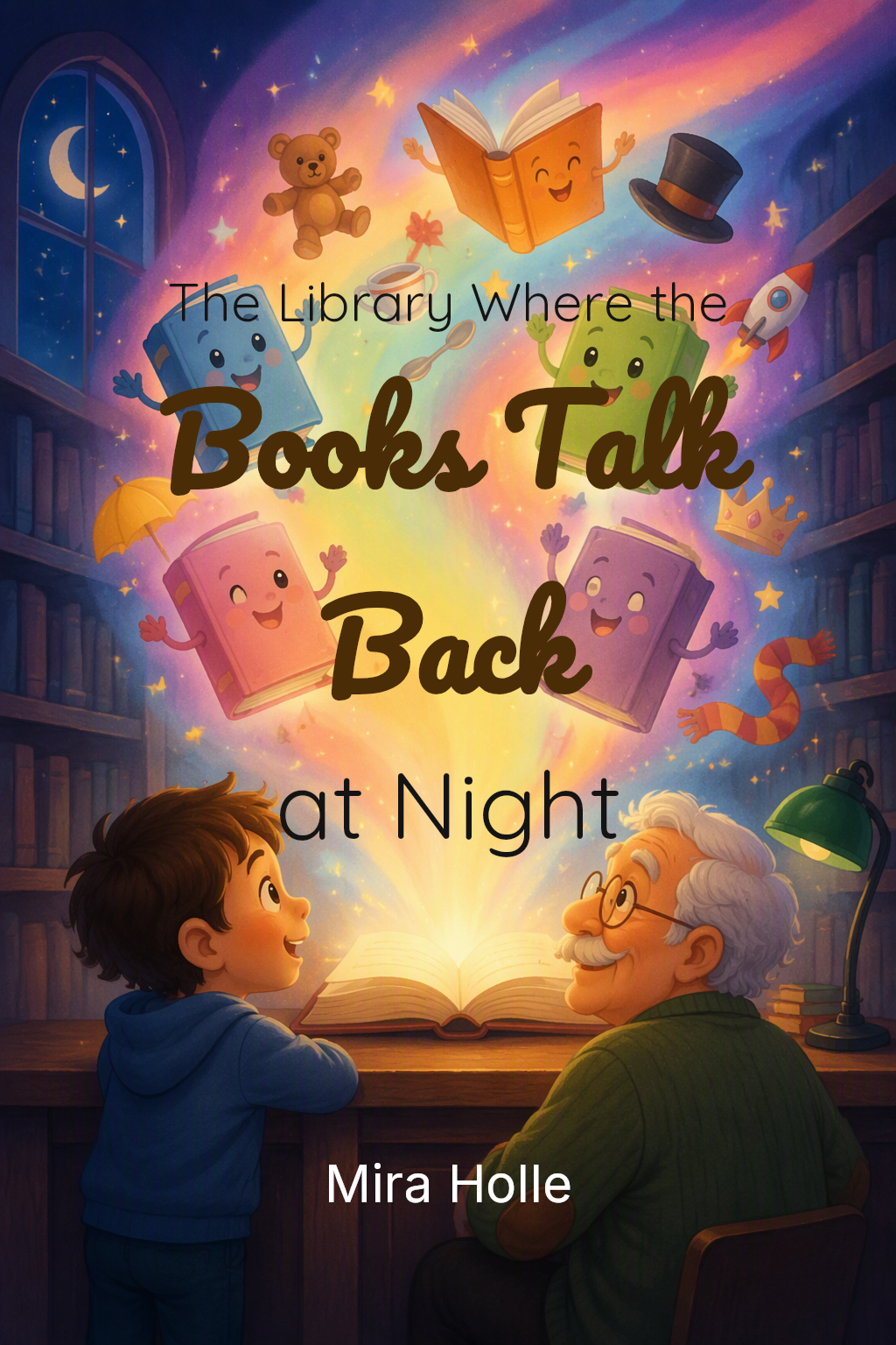 Cover von The Library Where the Books Talk Back at Night