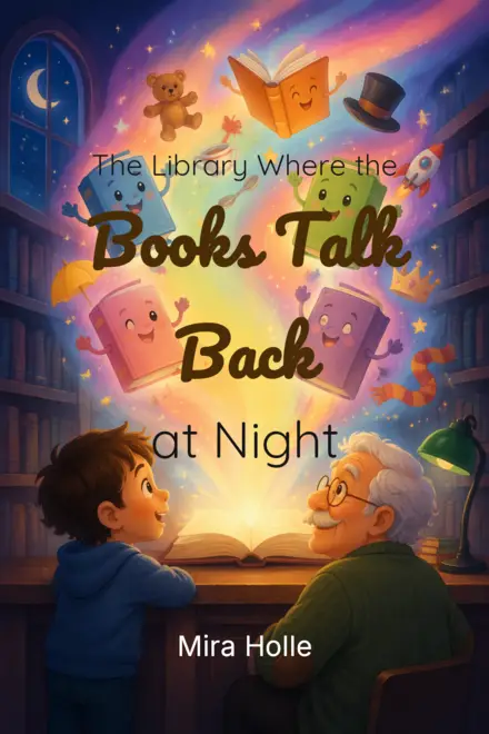 Cover of The Library Where the Books Talk Back at Night
